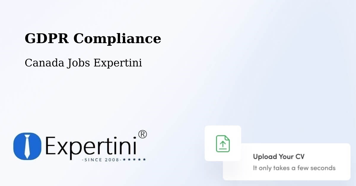 GDPR Compliance - Canada Jobs Expertini
